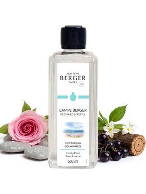 Ocean Breeze Fragrance Refill 500ml | Catalytic Lamp Oil, Odor Neutralizer